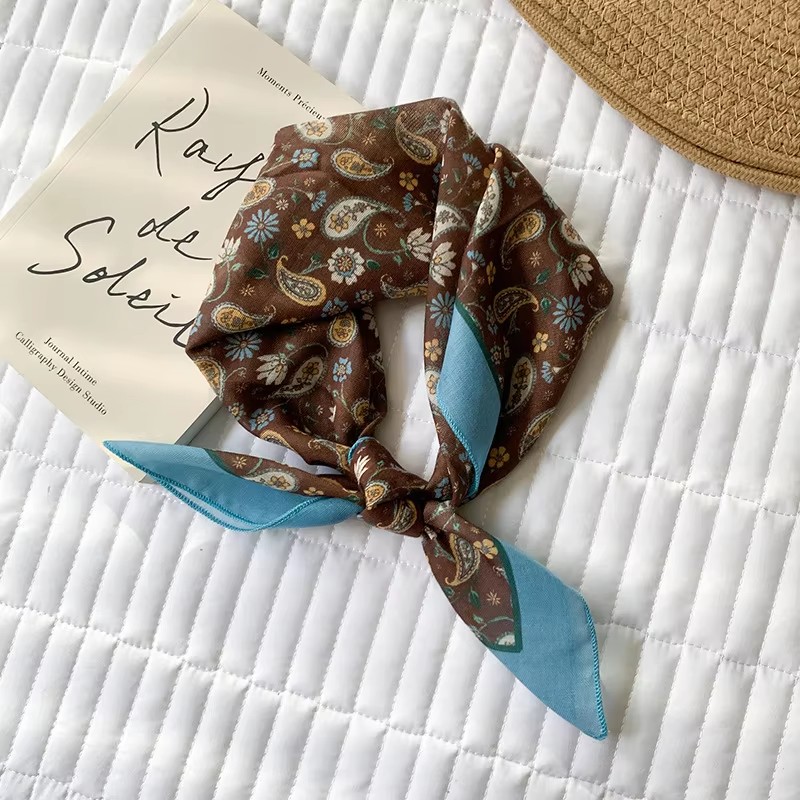 Bandana Cotton - Cotton Feeling Kerchief Scarf for Women