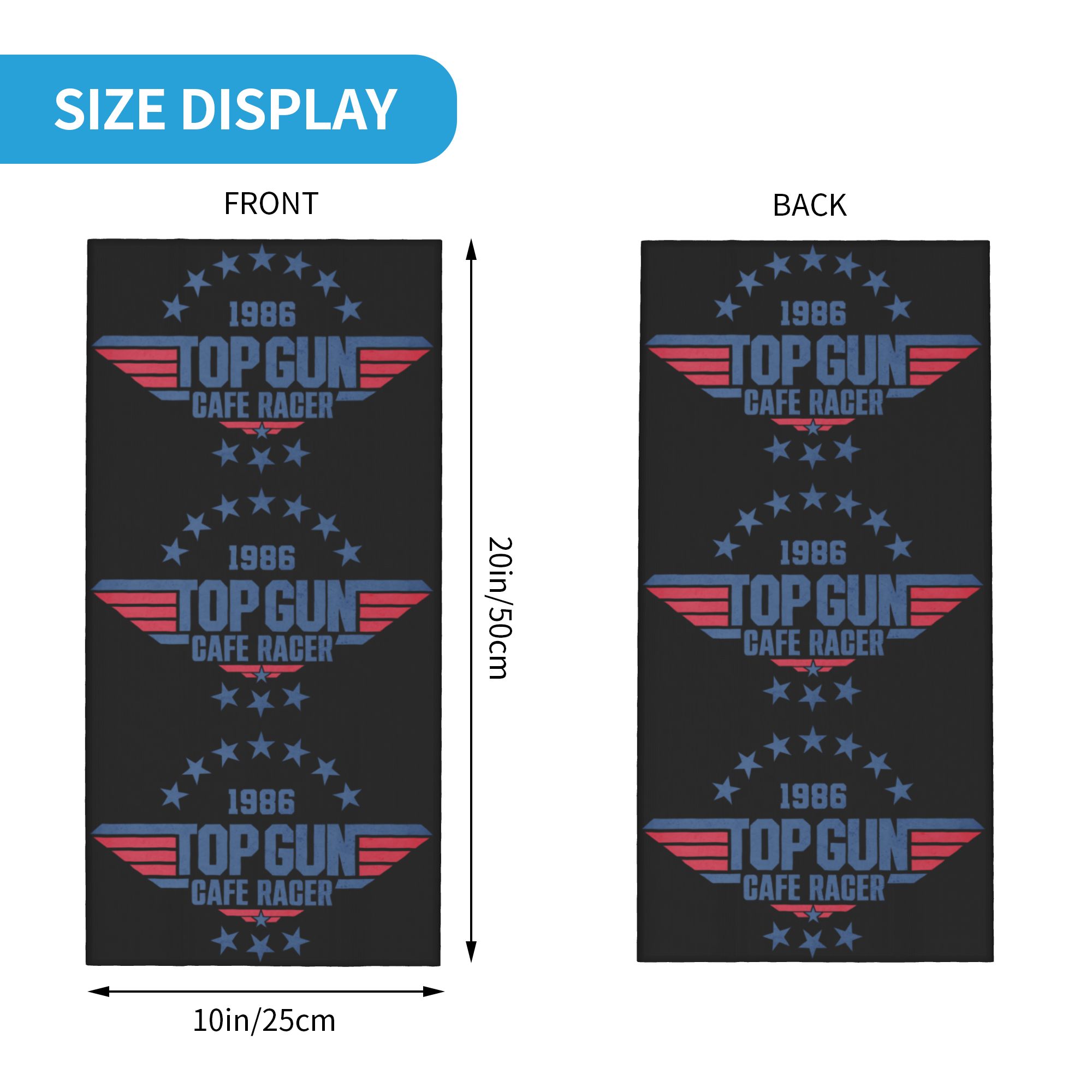 Top Gun Maverick CAFE RACER Wi - đánh giá và giá Neck Warmer Tube