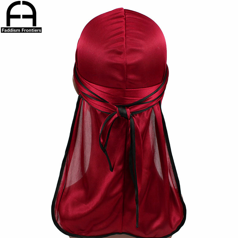 Thời Trang Mới Nam Satin Durag - đánh giá và giá Bandana Doo Rag