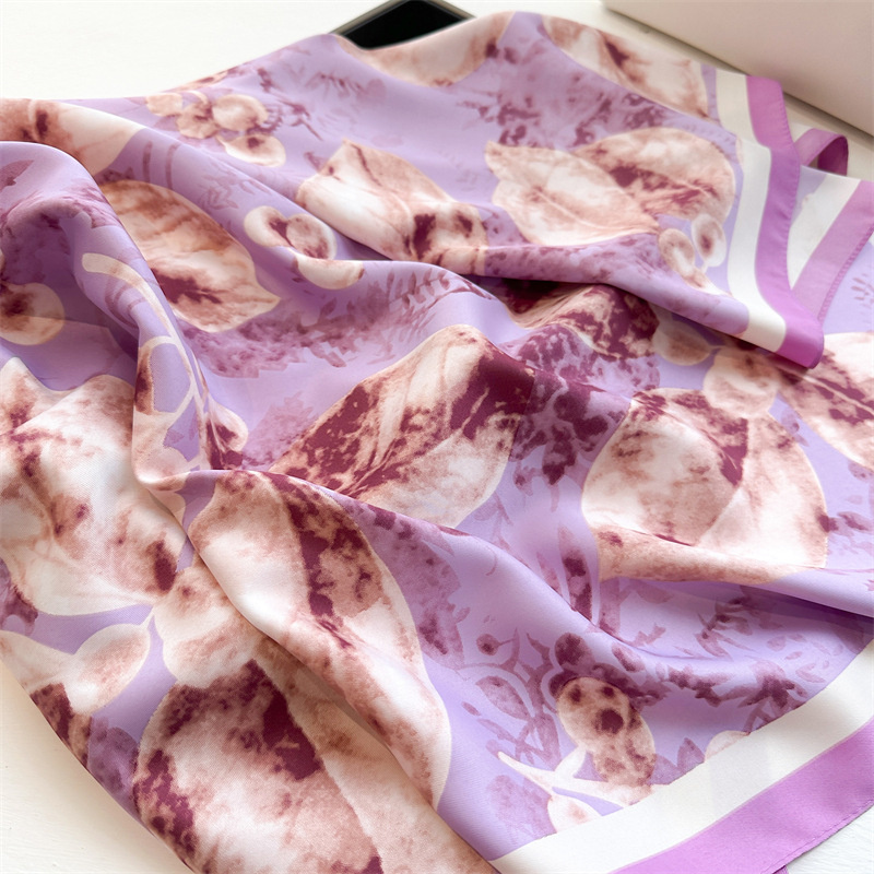 Retro 90cm Printed Large Squar - đánh giá và giá Scarf Silk Square